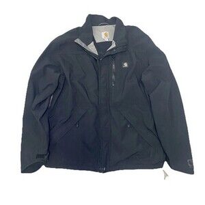 Carhartt Storm Defender Waterproof Taped Shoreline Black Jacket L Tall